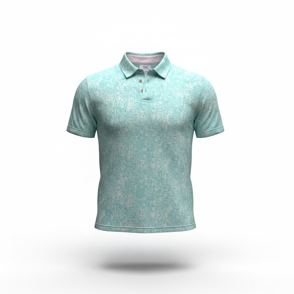 Izod Saltwater Men's Short Sleeve Polo Shirt SZ XL Relaxed Classics Floral/Palm